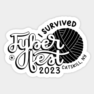 I survived Fyber Fest 2023 Sticker